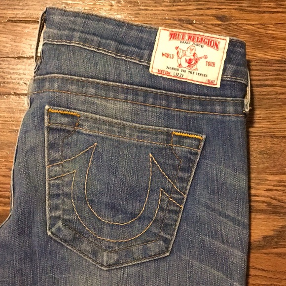 TRUE RELIGION Premium Denim Slim Fit LIZZY Style Size 29 Women's Jeans EUC - Picture 5 of 8